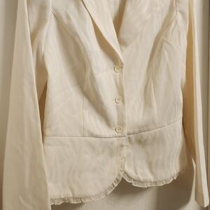 Ruby Rox Ivory Women's Suit Jacket